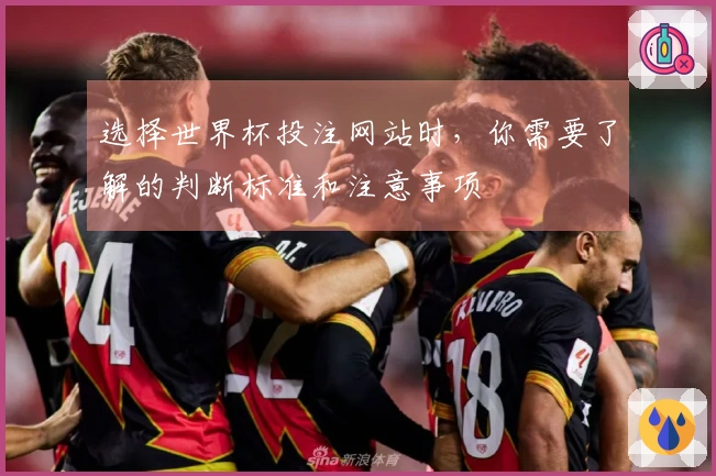 选择世界杯投注网站时，你需要了解的判断标准和注意事项